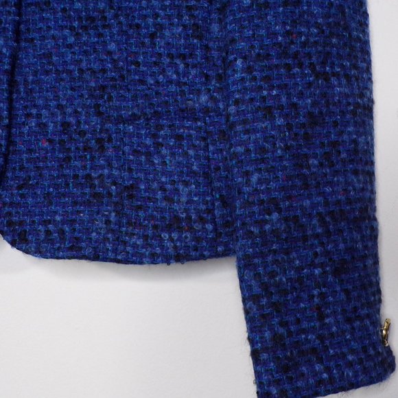 **Pendleton Blue Wool Tweed Blazer, Sz 12 - Picture 5 of 10